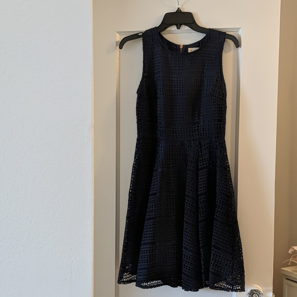 Maison Jules A-line Navy Dress